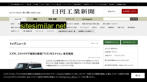 nikkan.co.jp alternative sites