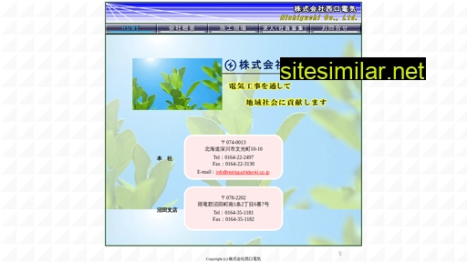 nishiguchidenki.co.jp alternative sites