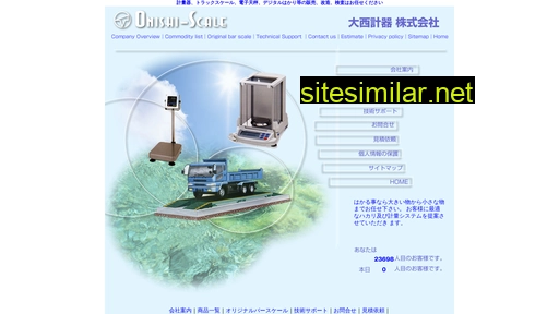 onishi-scale.co.jp alternative sites