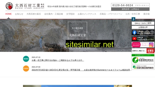 Onishi-stone similar sites