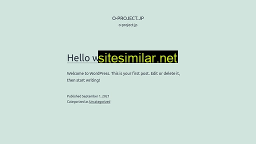 O-project similar sites