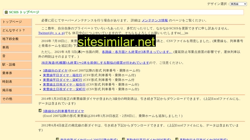 scsis.jp alternative sites
