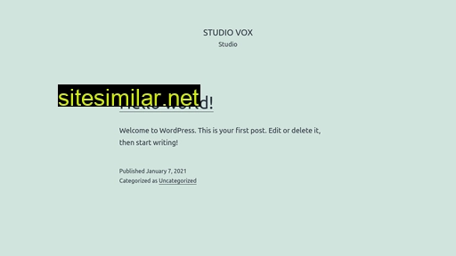 studio-vox.jp alternative sites