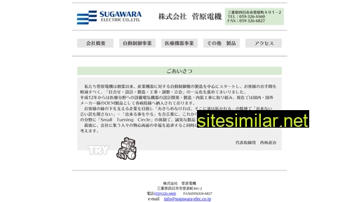 Sugawara-elec similar sites