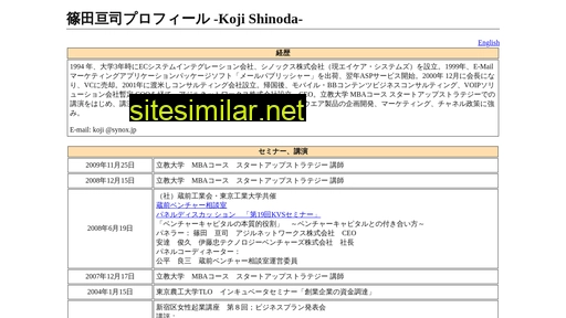 synox.jp alternative sites