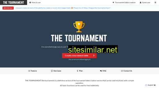 the-tournament.jp alternative sites