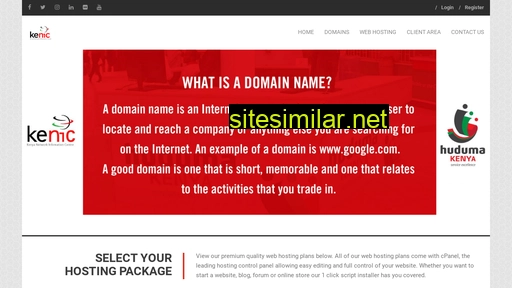 Hudumakenya-domainregistrations similar sites