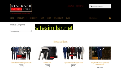standardclothingstore.co.ke alternative sites