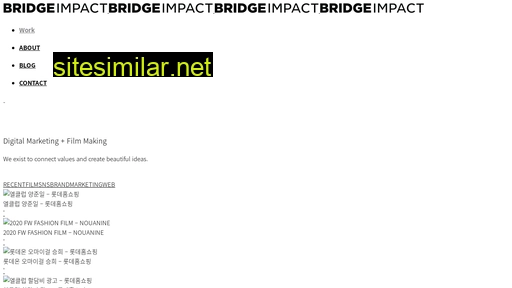bridgeimpact.co.kr alternative sites