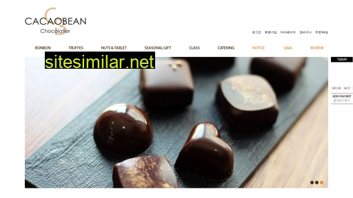 cacaobean.co.kr alternative sites