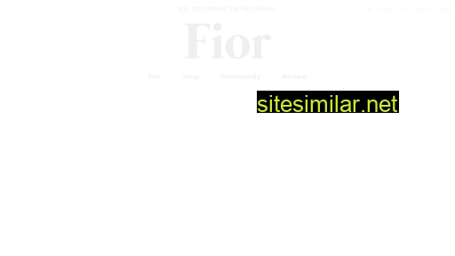 fior.co.kr alternative sites