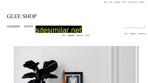 gleeshop.kr alternative sites