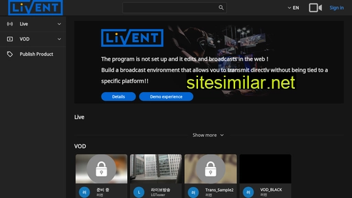 livent.co.kr alternative sites