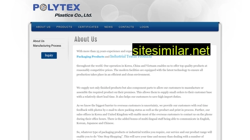 polytexintl.co.kr alternative sites