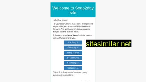 soap2day.la alternative sites