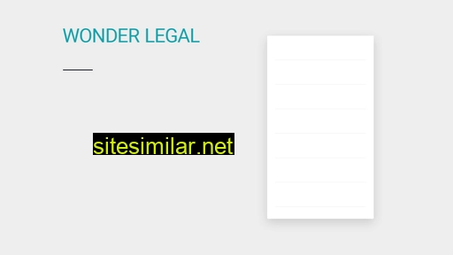 wonder.legal alternative sites