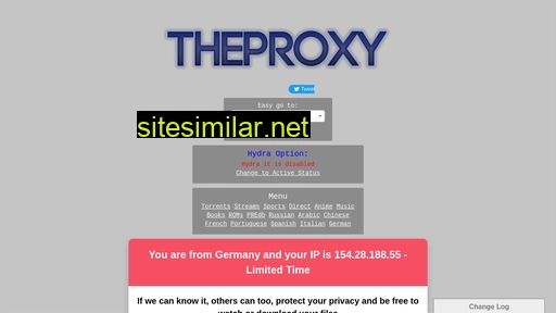 Myproxy similar sites