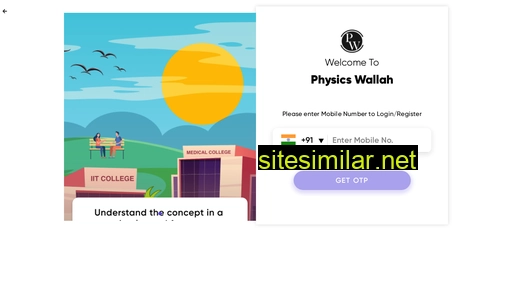 physicswallah.live alternative sites