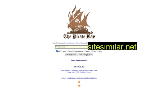 pirateproxy.live alternative sites