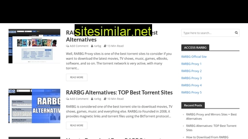 rarbg.live alternative sites