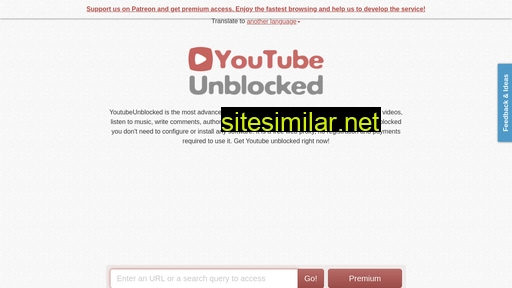 youtubeunblocked.live alternative sites