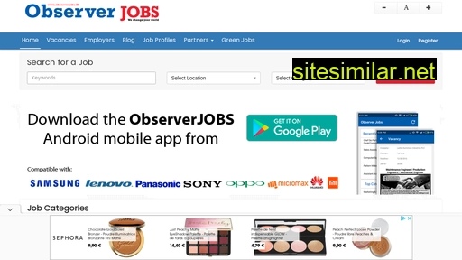 observerjobs.lk alternative sites
