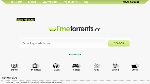 limetorrents.lol alternative sites