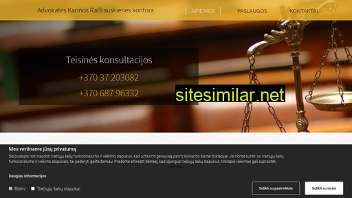 advokaterackauskiene.lt alternative sites