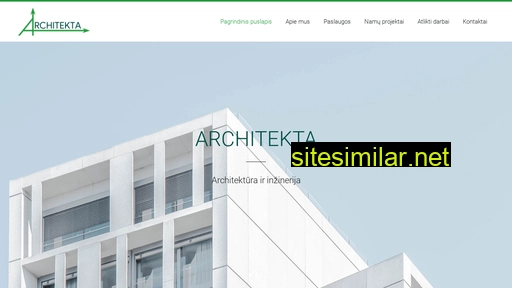 architekta.lt alternative sites