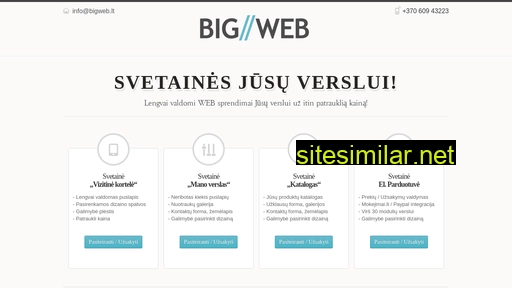 bigweb.lt alternative sites
