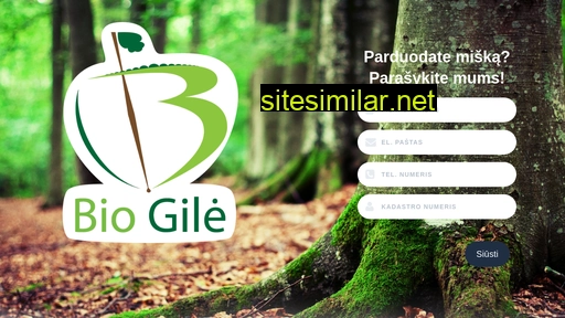 biogile.lt alternative sites