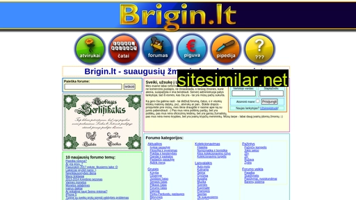 brigin.lt alternative sites