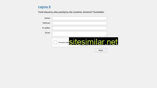 capsa.lt alternative sites