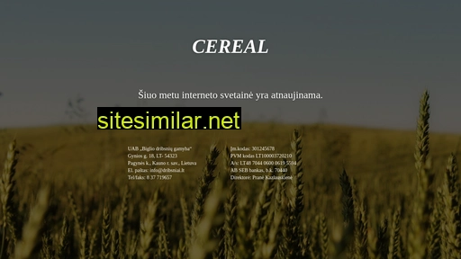 Cereal similar sites