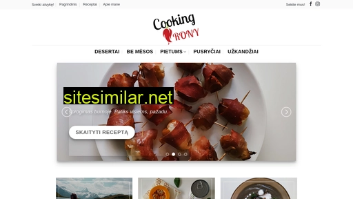 cookingirony.lt alternative sites