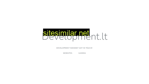 development.lt alternative sites
