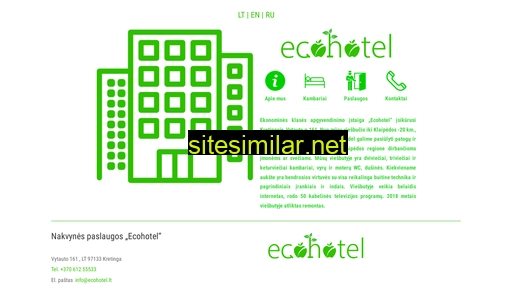 Ecohotel similar sites