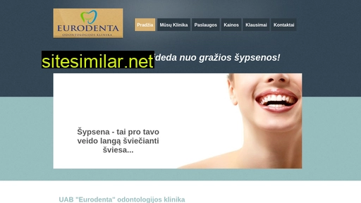 eurodenta.lt alternative sites