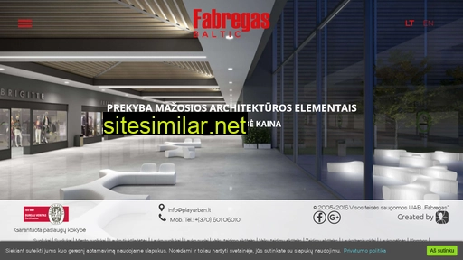 Fabregasbaltic similar sites