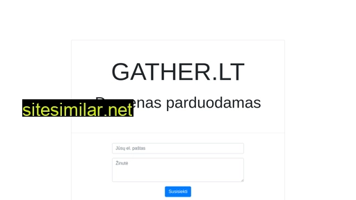 gather.lt alternative sites
