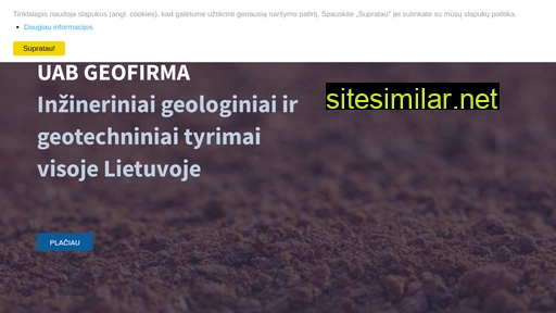 geofirma.lt alternative sites