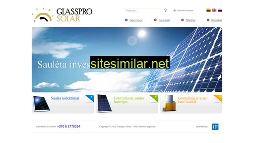 glassprosolar.lt alternative sites