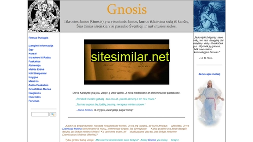gnosis.lt alternative sites