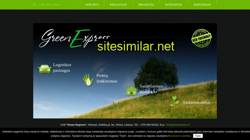 greenexpress.lt alternative sites