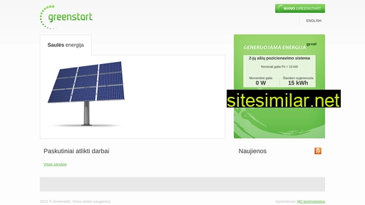 greenstart.lt alternative sites