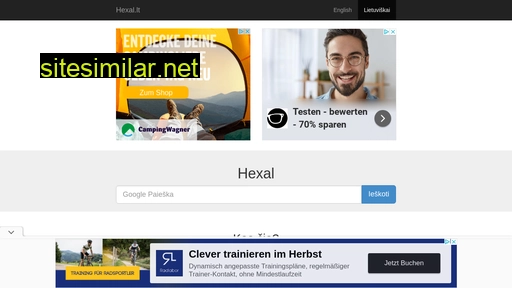 hexal.lt alternative sites