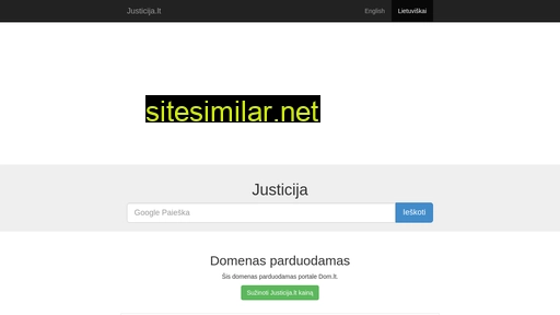 justicija.lt alternative sites