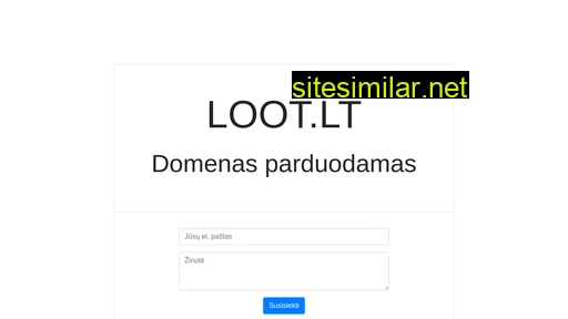 loot.lt alternative sites