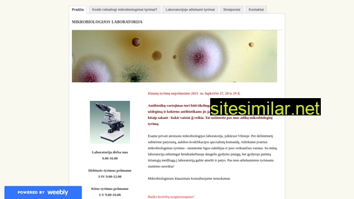 mikrobas.lt alternative sites