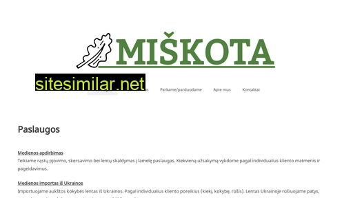 miskota.lt alternative sites
